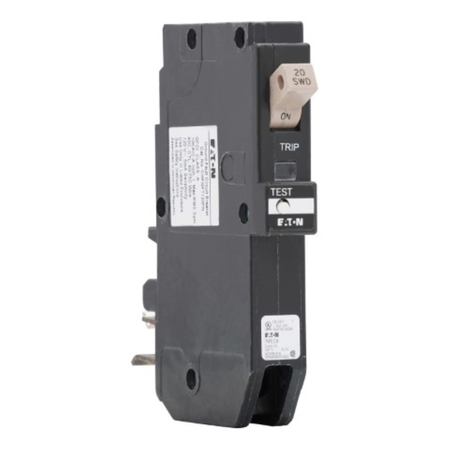 EATON Circuit Breaker, CH Series 20A, 1 Pole CHFGFT120PN